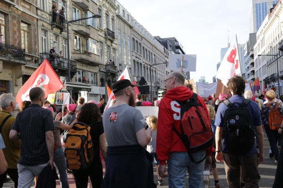 Brussels demonstration against Trump, 24 May 2017